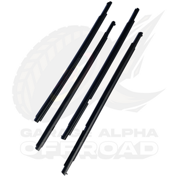 2008-2021 Toyota Land Cruiser Black Window Trim